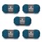 Patons Classic Wool Pacific Teal Yarn - 5 Pack of 3.5oz/100g - Wool - 5 Bulky - 120 Yards - Knitting/Crochet